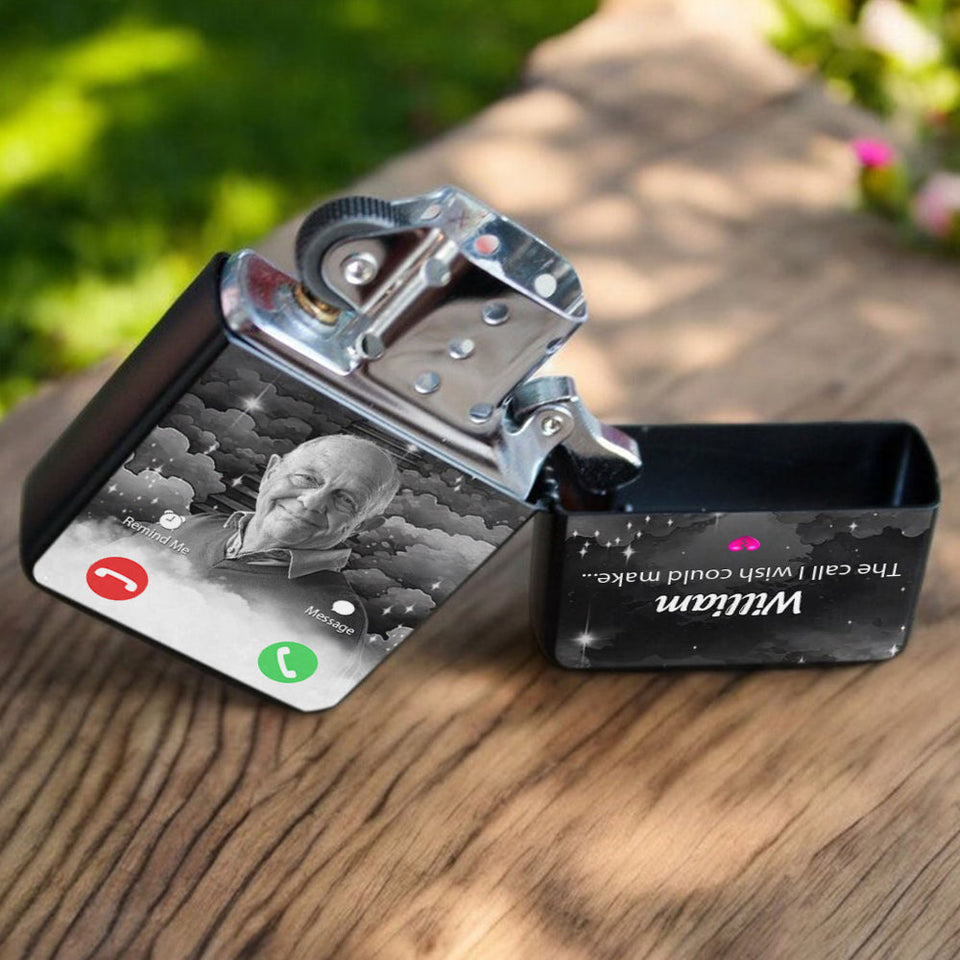 Briquet commémoratif personnalisé « L'appel que j'aurais aimé recevoir »