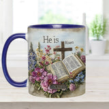 He Is Risen - Personalized Christian Accent Mug