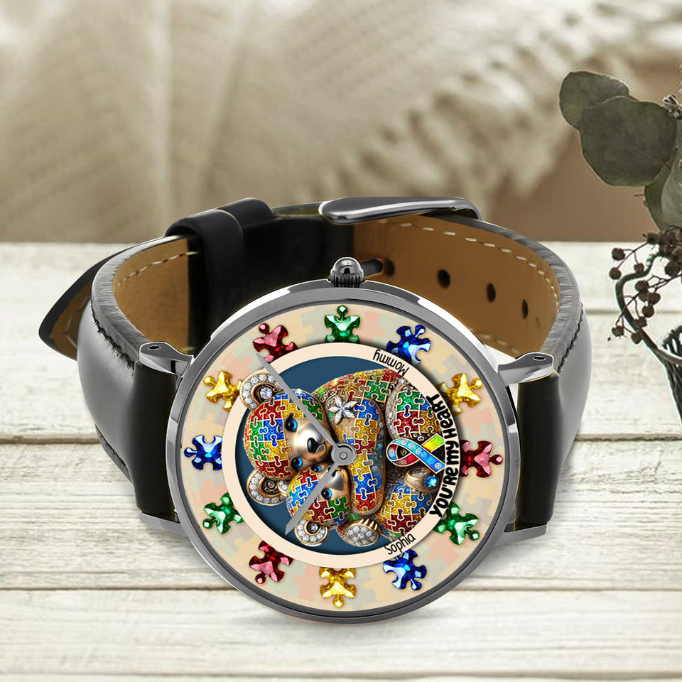 You Are My Heart - Personalized Autism Awareness Hand Watch