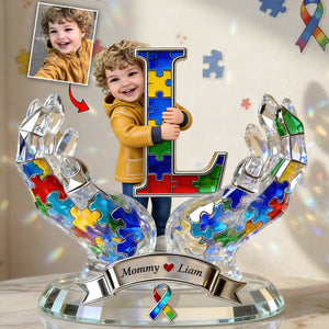 Custom Any Photo - Personalized Autism Awareness Custom Shaped Acrylic Plaque
