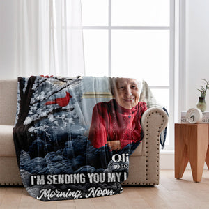 A Hug From Heaven - Personalized Memorial Blanket