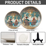 You And Me We Got This - Personalized Couple Ceramic Round Plate