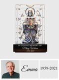 À jamais dans nos cœurs - Plaque commémorative personnalisée en acrylique de forme personnalisée
