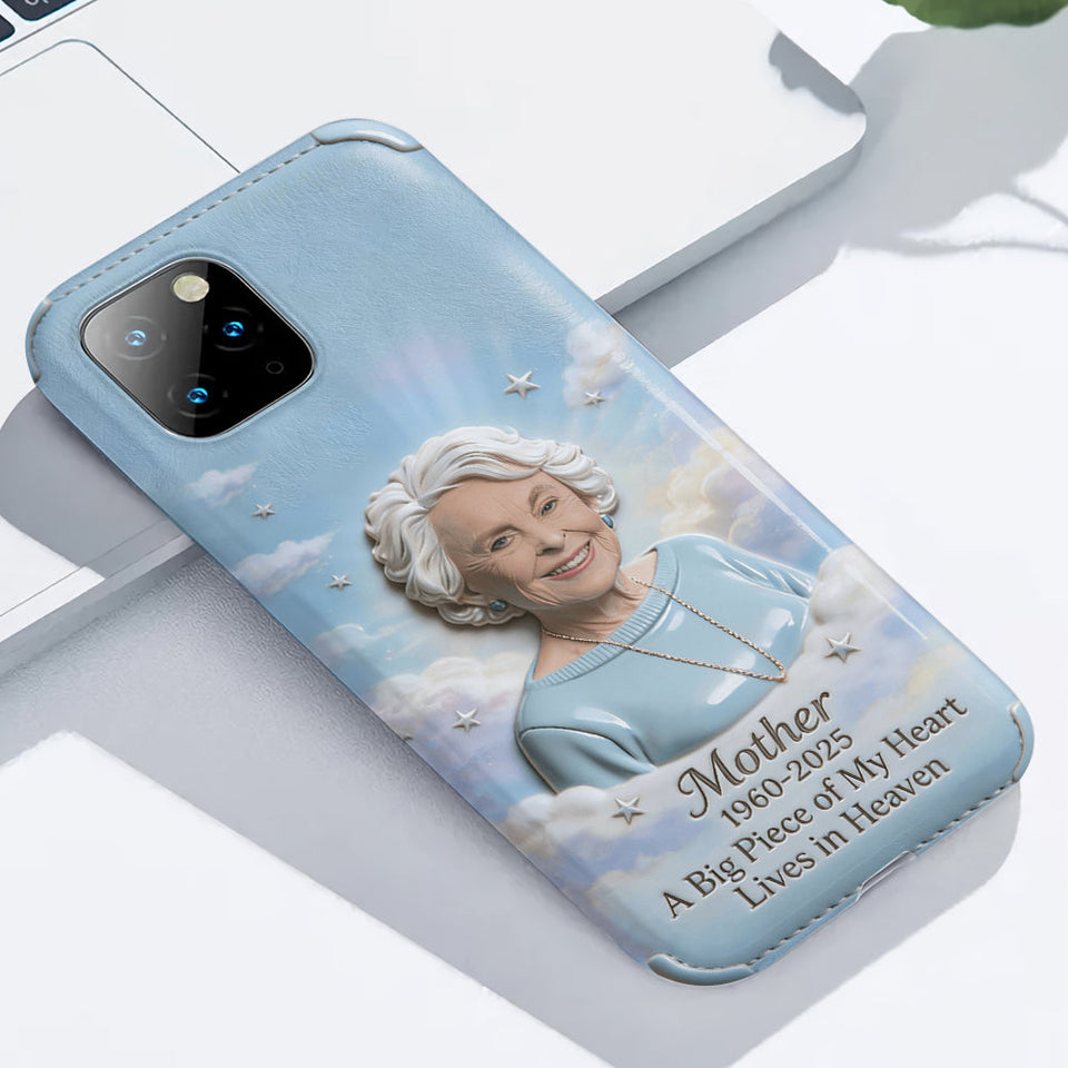 Custom Any Photo - A Big Piece Of My Heart - Personalized Memorial Full Print Phone Case