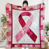 Breast Cancer Awarenness - Personalized Breast Cancer Awareness Blanket