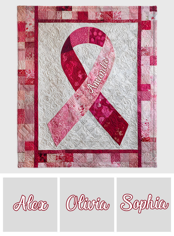 Breast Cancer Awarenness - Personalized Breast Cancer Awareness Blanket