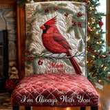 Ensemble de housses de chaises commémoratives personnalisées « Cardinals, je suis toujours avec vous »