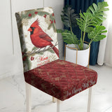 Ensemble de housses de chaises commémoratives personnalisées « Cardinals, je suis toujours avec vous »