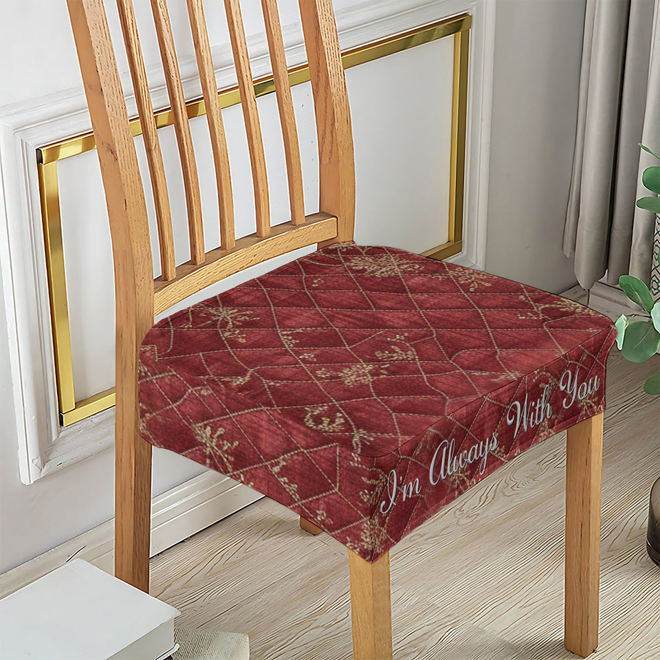 Ensemble de housses de chaises commémoratives personnalisées « Cardinals, je suis toujours avec vous »