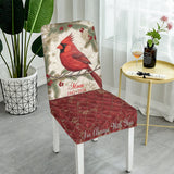 Ensemble de housses de chaises commémoratives personnalisées « Cardinals, je suis toujours avec vous »