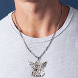 I'm Always With You - Personalized Memorial Shaped Metal Pendant Necklace