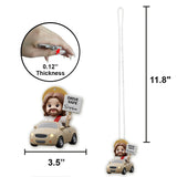 Drive Safe! - Personalized Christian Car Ornament