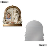 Une belle âme n'est jamais oubliée - Plaque commémorative personnalisée en métal découpé