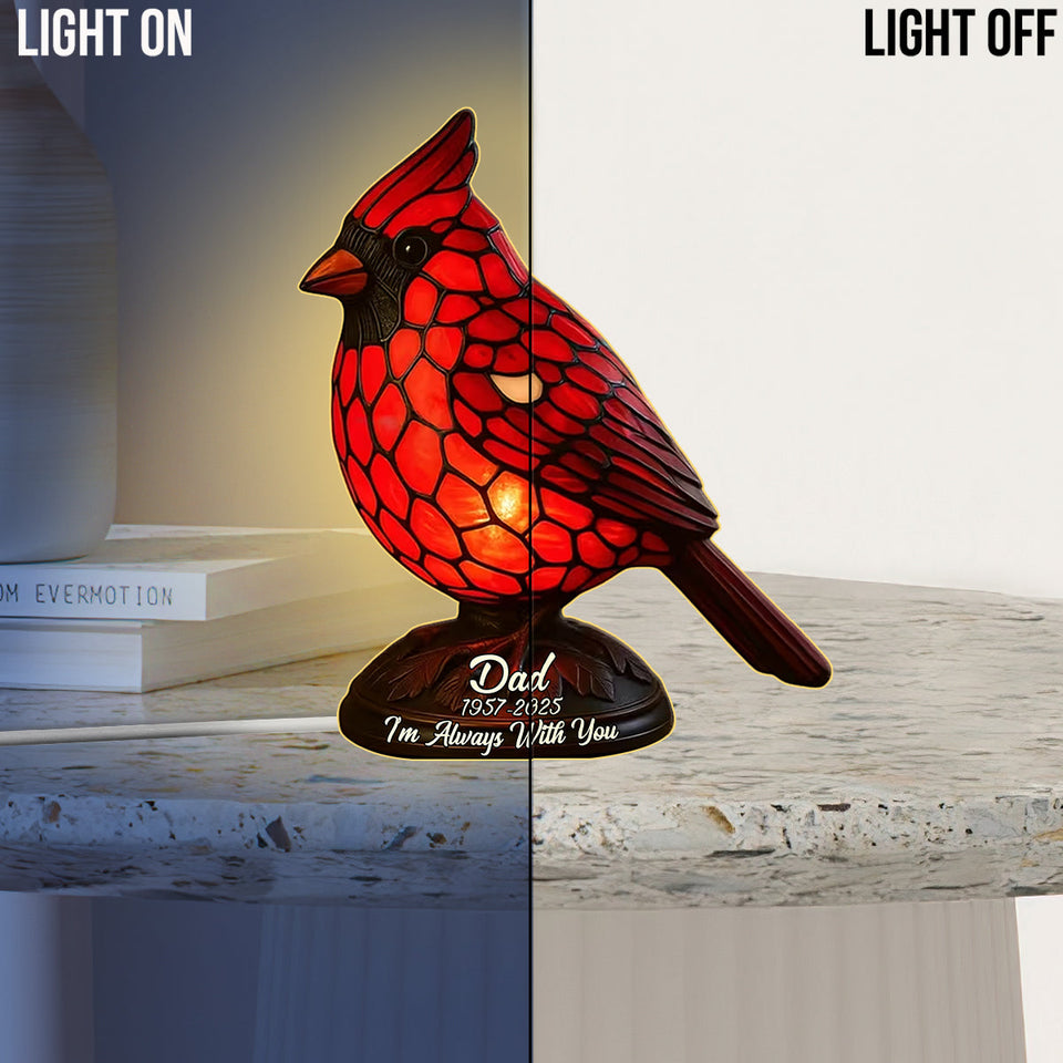 I'm Always With You - Personalized Memorial Acrylic LED Night Light