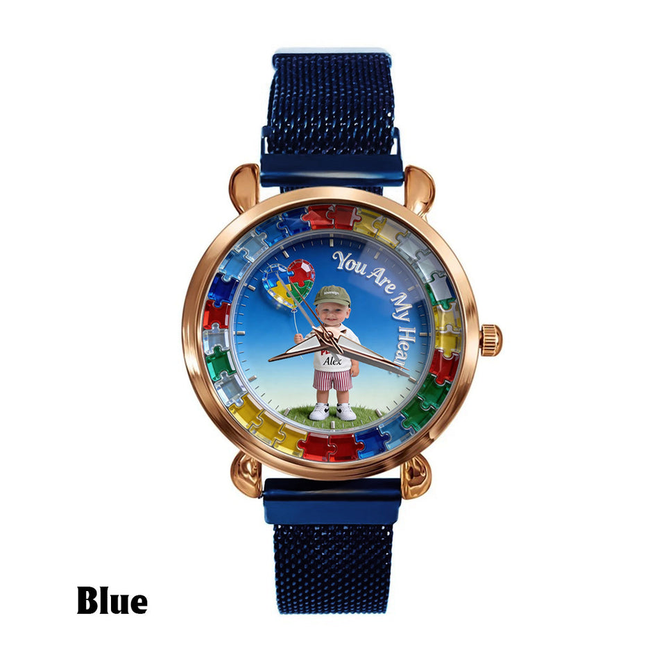 You Are My Heart - Personalized Autism Awareness Women Hand Watch