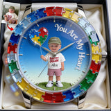 You Are My Heart - Personalized Autism Awareness Women Hand Watch