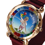 You Are My Heart - Personalized Autism Awareness Women Hand Watch