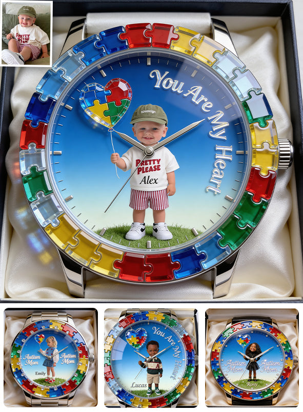 You Are My Heart - Personalized Autism Awareness Women Hand Watch