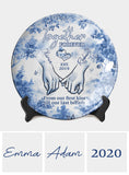 Together Forever - Personalized Couple Ceramic Round Plate