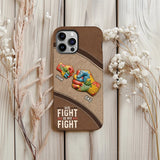 His/ Her Fight Is My Fight - Personalized Autism Awareness Full Print Phone Case