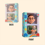 Sensibilisation à l'autisme - Plaque acrylique personnalisée de forme spéciale