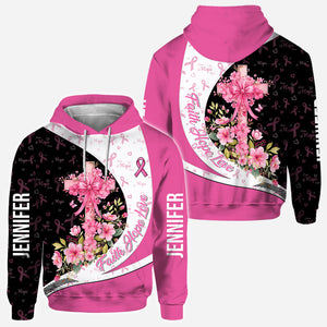 Breast Cancer Awareness – Faith Hope Love - Personalized Breast Cancer Awareness All Over Shirt