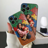 Autism Mom - Personalized Autism Awareness 3D Embossed Leather Phone Case