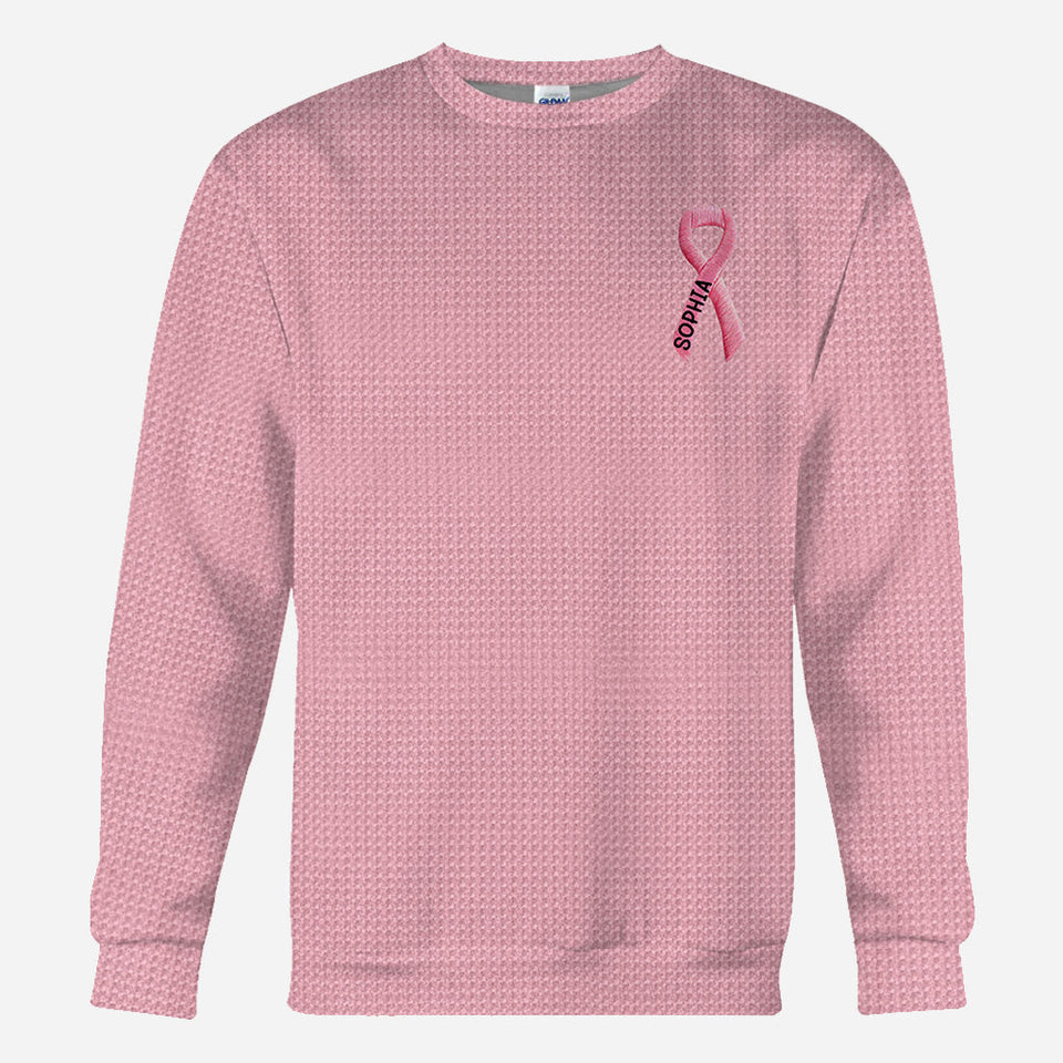 Pink Ribbon - Personalized Breast Cancer Awareness All Over Shirt