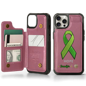 Hope - Personalized Mental Health Awareness Wallet Phone Case