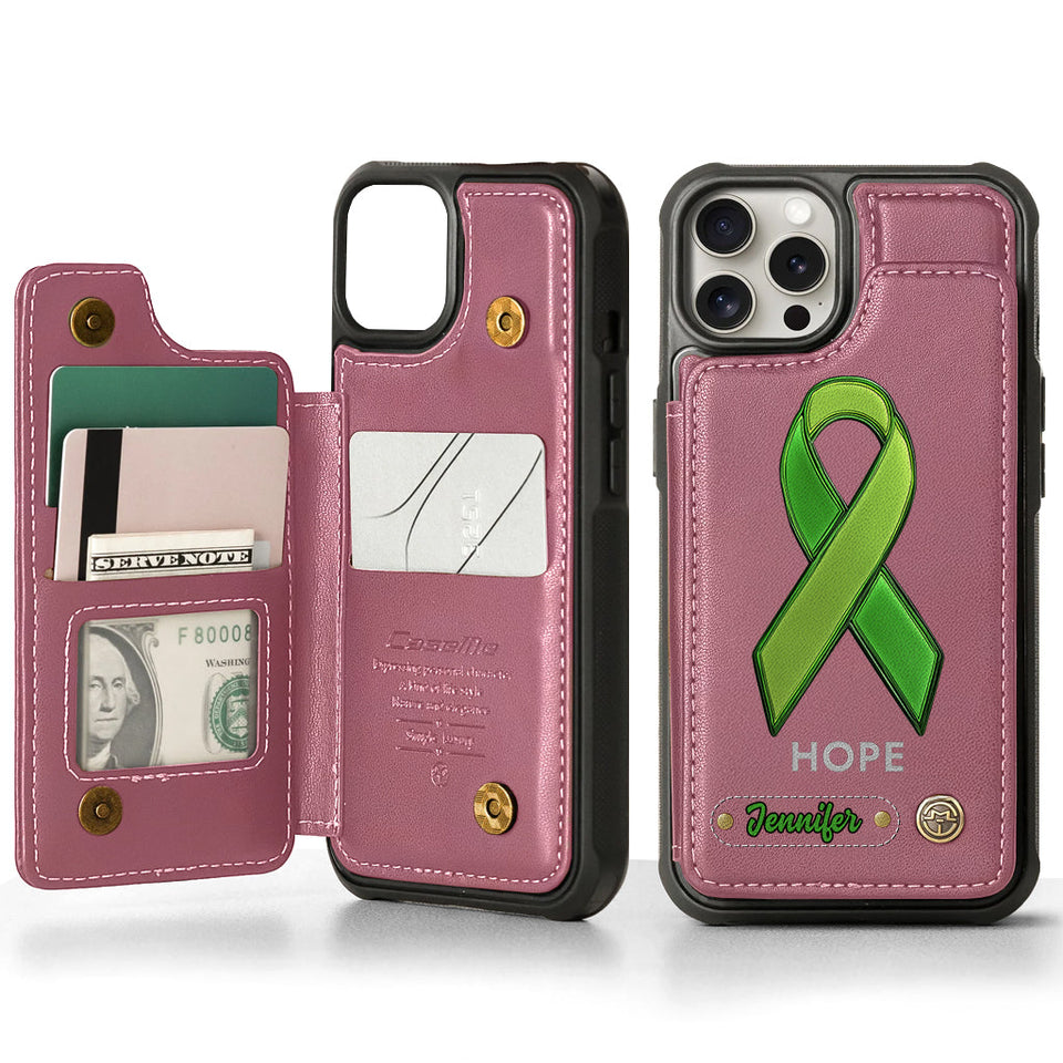 Hope - Personalized Mental Health Awareness Wallet Phone Case