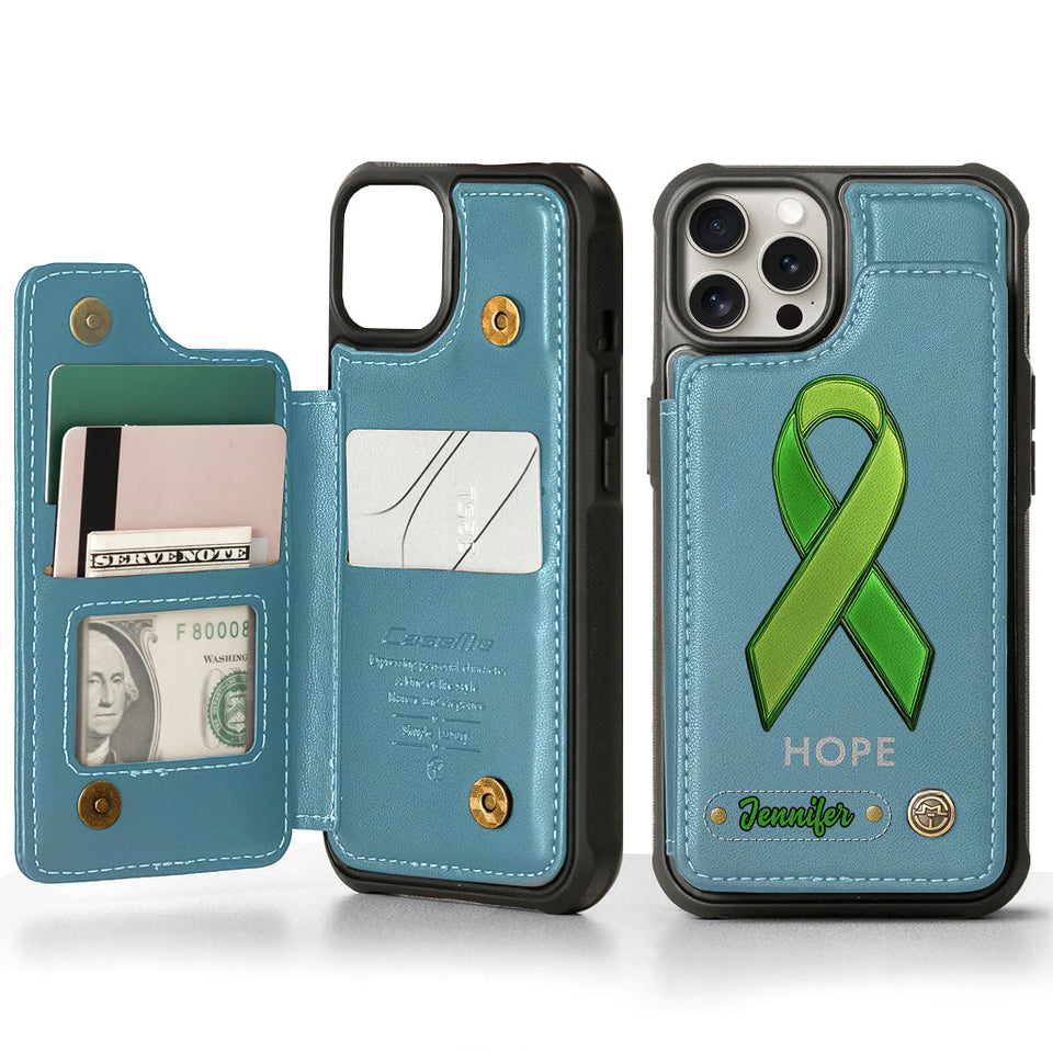 Hope - Personalized Mental Health Awareness Wallet Phone Case