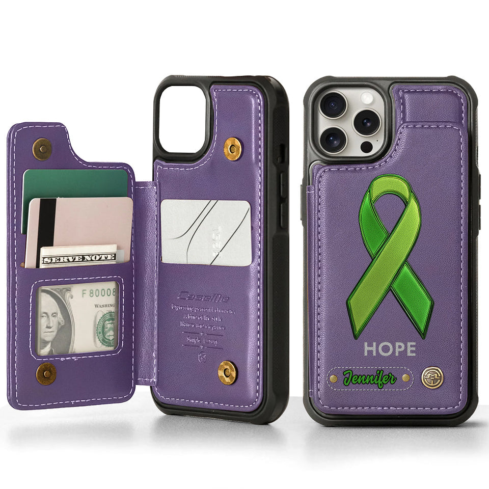 Hope - Personalized Mental Health Awareness Wallet Phone Case