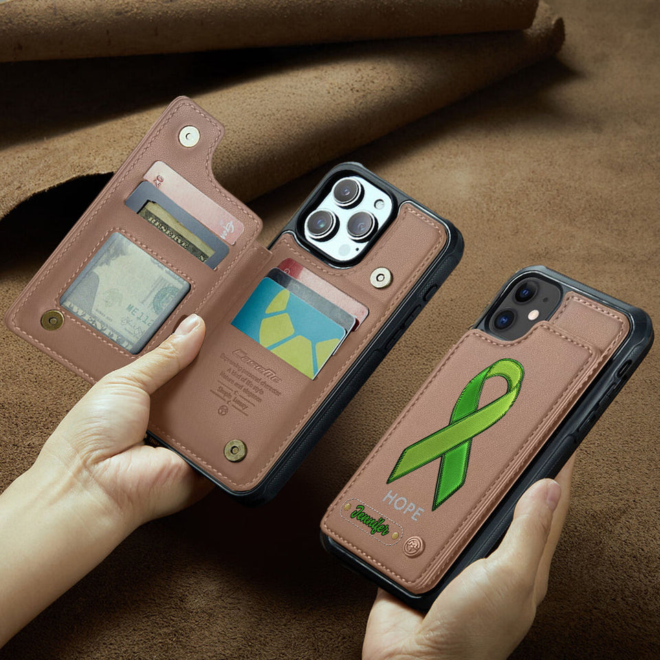 Hope - Personalized Mental Health Awareness Wallet Phone Case