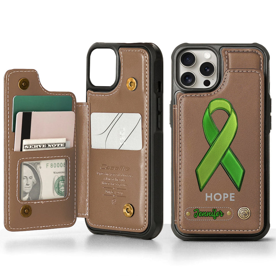 Hope - Personalized Mental Health Awareness Wallet Phone Case