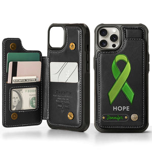 Hope - Personalized Mental Health Awareness Wallet Phone Case
