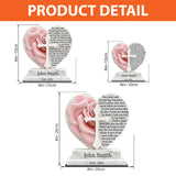 Missing You Always - The Day God Took You Home - Personalized Memorial Custom Shaped Acrylic Plaque