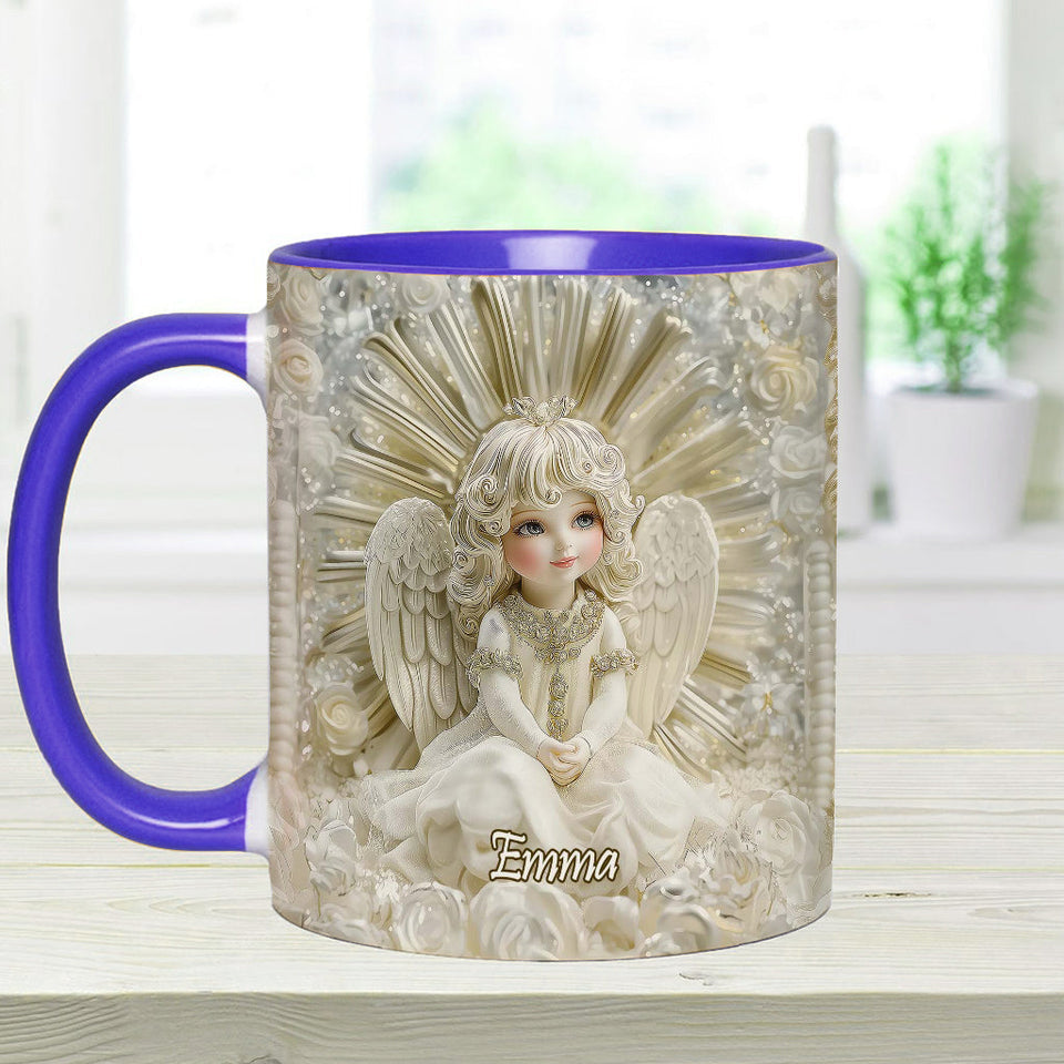 Beautiful Angel - Personalized Christian Accent Mug