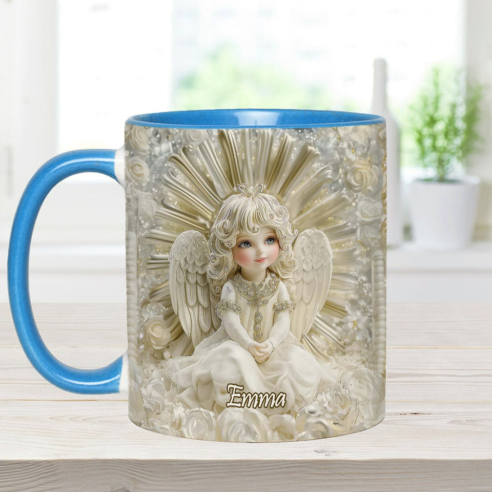 Beautiful Angel - Personalized Christian Accent Mug