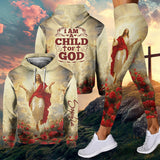 Je suis enfant de Dieu - Sweat à capuche et legging chrétiens personnalisés