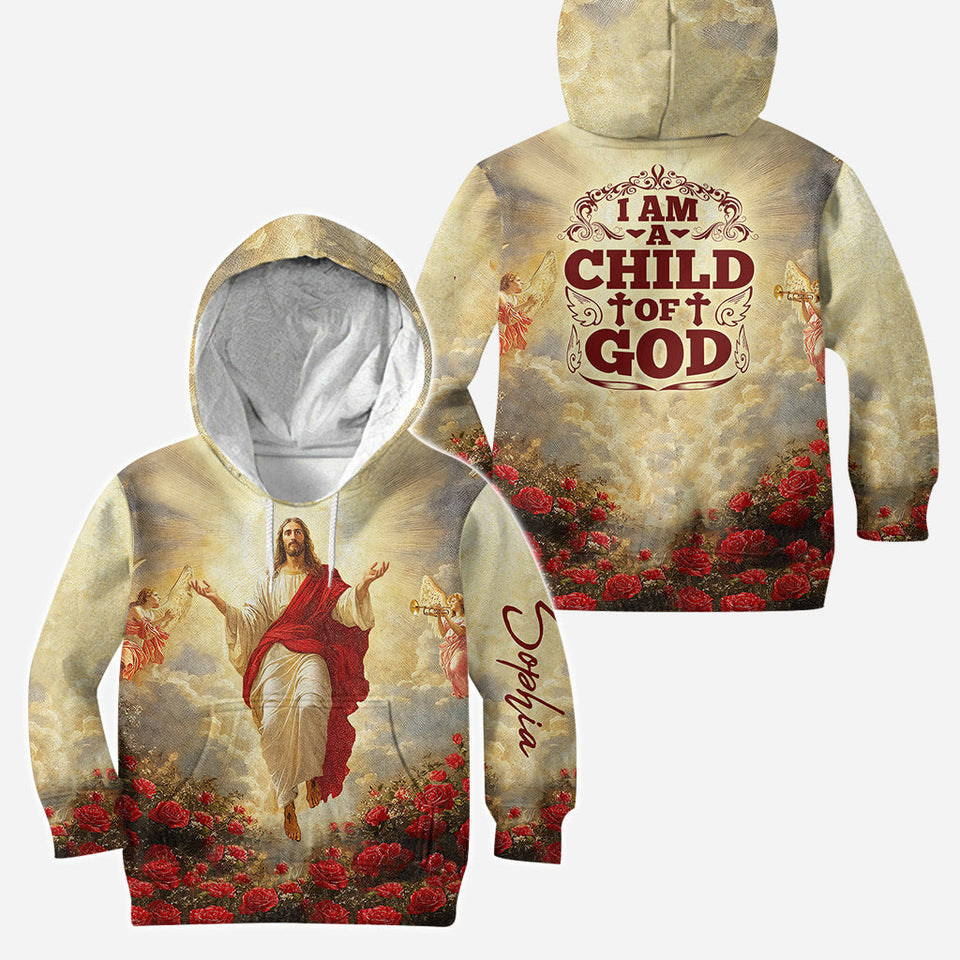 Je suis enfant de Dieu - Sweat à capuche et legging chrétiens personnalisés