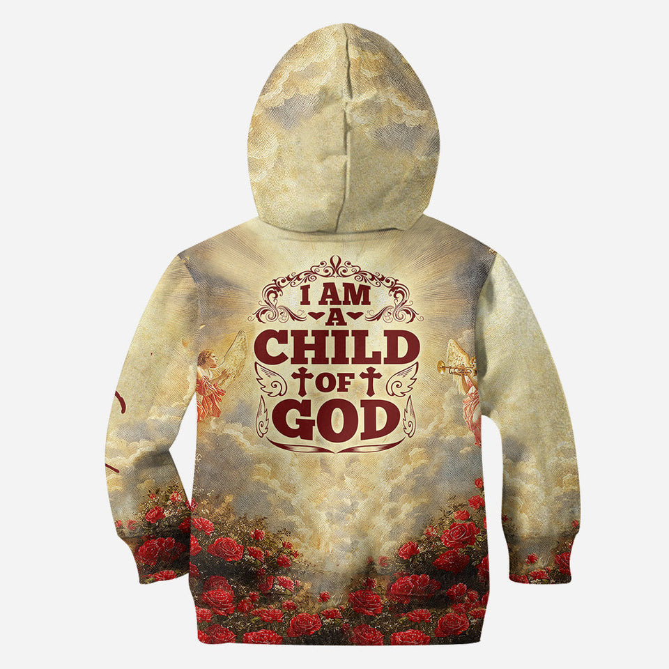 Je suis enfant de Dieu - Sweat à capuche et legging chrétiens personnalisés