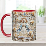 You Are Forever Protected By Mary - Personalized Christian Accent Mug