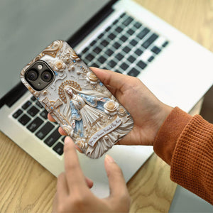 You Are Forever Protected By Mary - Personalized Christian Full Print Phone Case