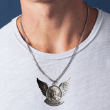 In Loving Memory - Personalized Memorial Shaped Acrylic Pendant Necklace