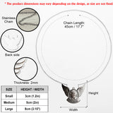 In Loving Memory - Personalized Memorial Shaped Acrylic Pendant Necklace