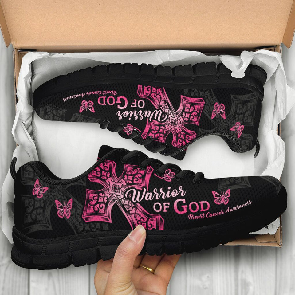 Baskets Warrior Of God pour la sensibilisation au cancer du sein 0622