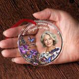 Je suis toujours avec toi - Ornement commémoratif personnalisé en verre rond