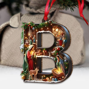 Alphabet sacré - Ornement chrétien personnalisé