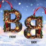 Alphabet sacré - Ornement chrétien personnalisé