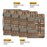 Mon Dieu, mon Roi - Étui à Bible en cuir personnalisé pour chrétiens
